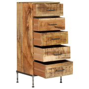 Commode en manguier massif 45x35x106 cm - Vetonek