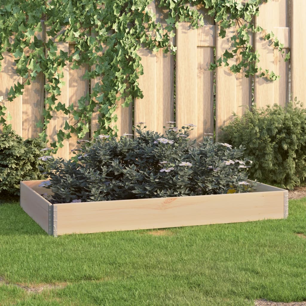 Arriate de madera maciza de pino 100x150 cm V1759 Vetonek