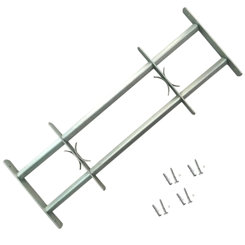 Rejas de Seguridad de Ventana Ajustables 700-1050 mm — 2 uds