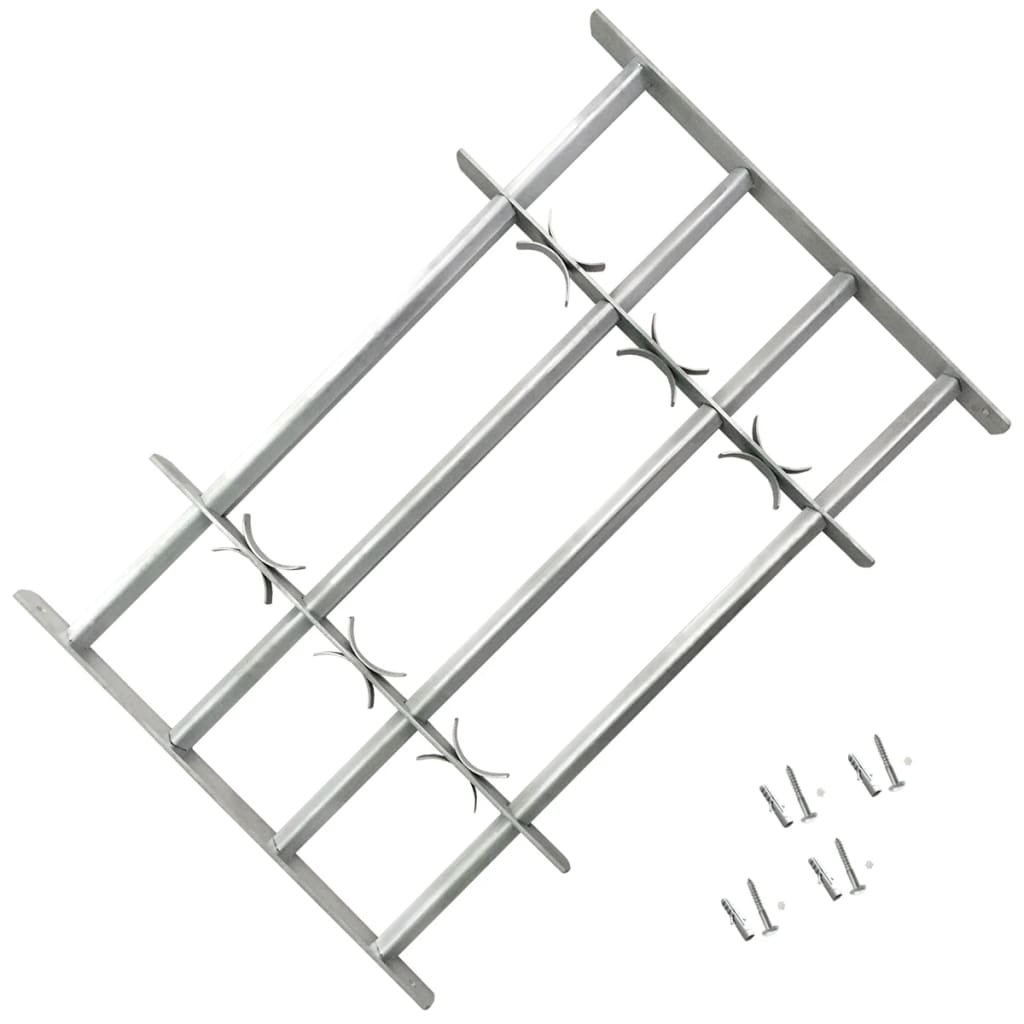 Rejas de Seguridad de Ventana Ajustables 1000-1500 mm — 2 uds