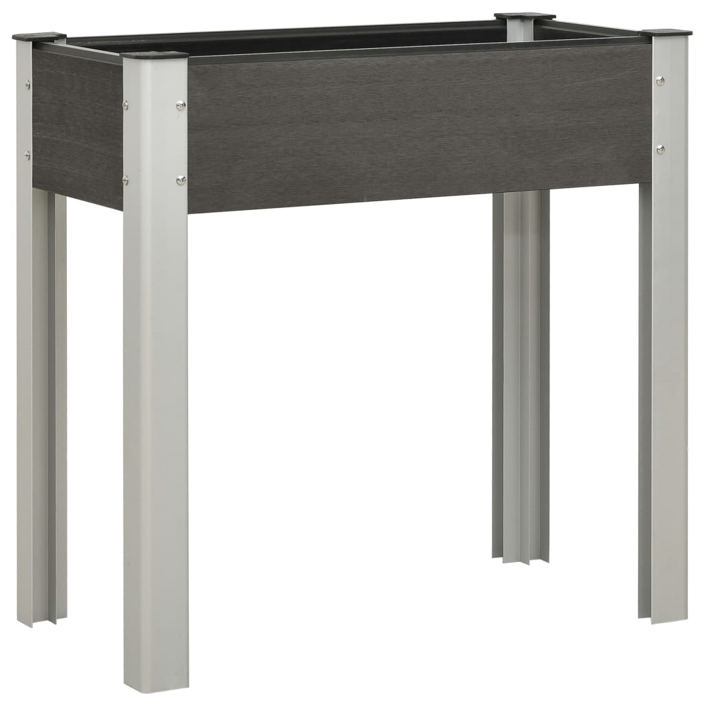 Mesa de cultivo para jardín wpc gris 75x40x75 cm v5062 Vetonek