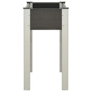Mesa de cultivo para jardín wpc gris 75x40x75 cm v5062 - Vetonek