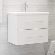 Meuble vasque en bois d'ingénierie blanc 60x38,5x48 cm v0122 Vetonek