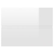 Meuble en bois d'ingénierie blanc brillant avec évier V7864 Vetonek