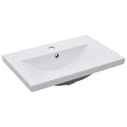 Meuble en bois d'ingénierie blanc brillant avec évier V7864 Vetonek