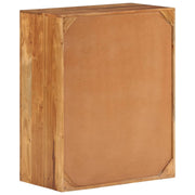Commode en bois d'acacia massif 60x33x75 cm - Vetonek