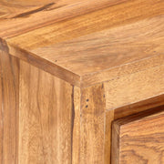 Commode en bois d'acacia massif 60x33x75 cm - Vetonek