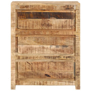 Vetonek Commode en bois de manguier massif 60x33x75 cm