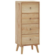 Commode en bois de teck massif 40x30x100 cm v8954 Vetonek