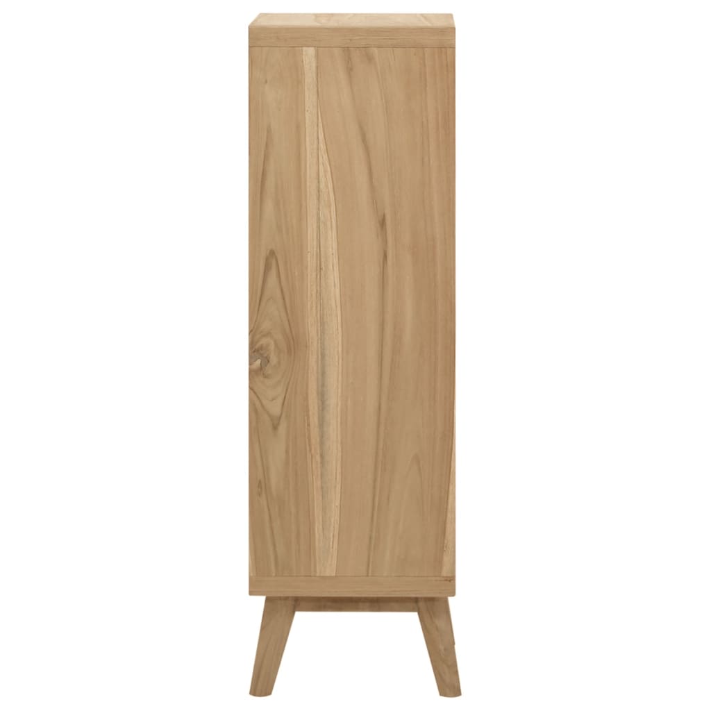 Commode en bois de teck massif 40x30x100 cm - Vetonek