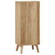 Commode en bois de teck massif 40x30x100 cm - Vetonek
