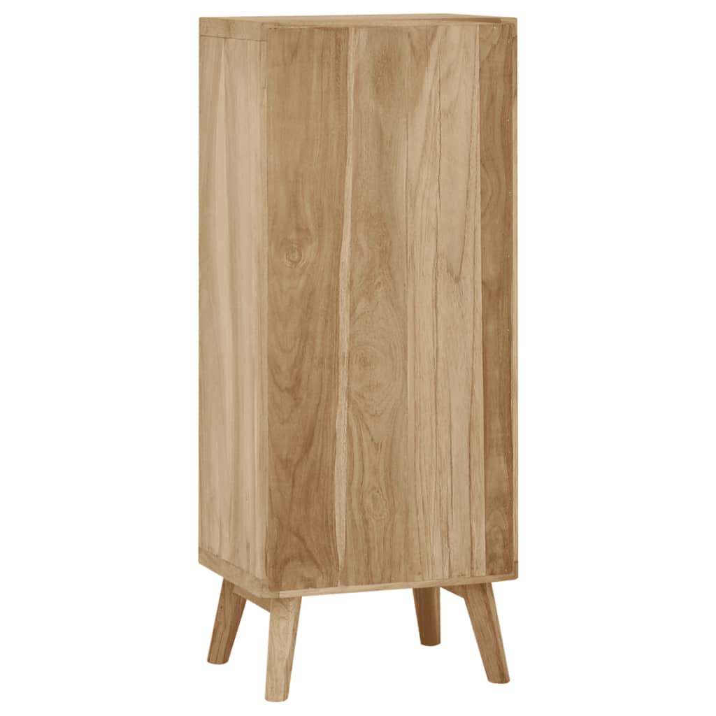 Commode en bois de teck massif 40x30x100 cm - Vetonek