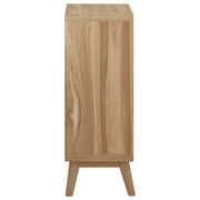 Commode en bois de teck massif 56x30x80 cm v8961 - Vetonek