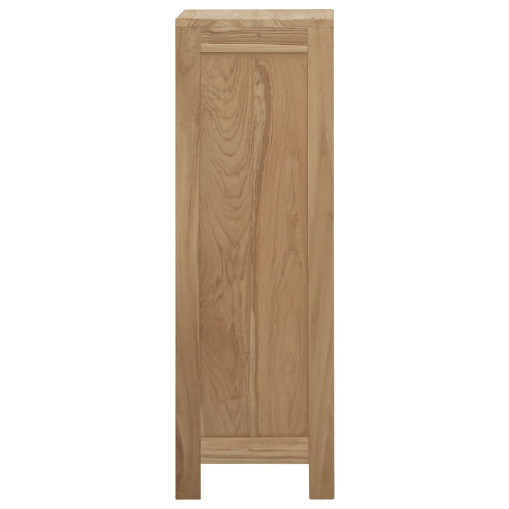 Commode en bois de teck massif 30x30x90 cm v9005 - Vetonek