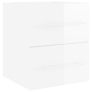 Meuble en bois d'ingénierie blanc brillant avec évier V0122 Vetonek