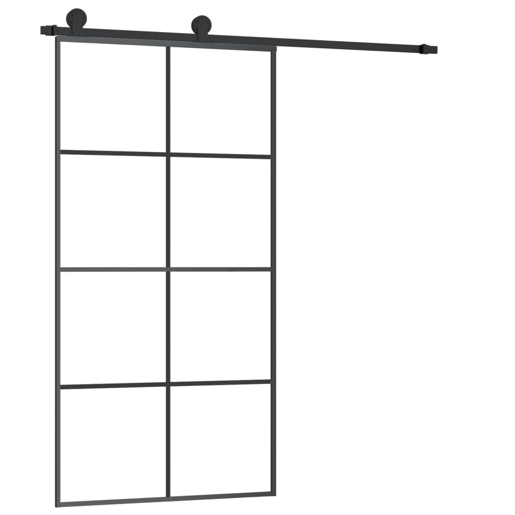 Puerta Corredera Vidrio ESG Esmerilado Aluminio 102,5x205 cm