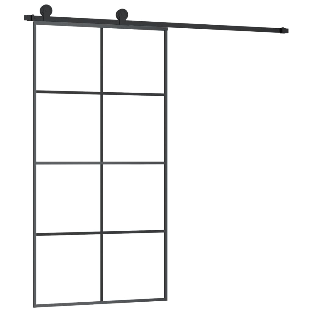 Puerta Corredera Vidrio ESG Esmerilado Aluminio 102,5x205 cm