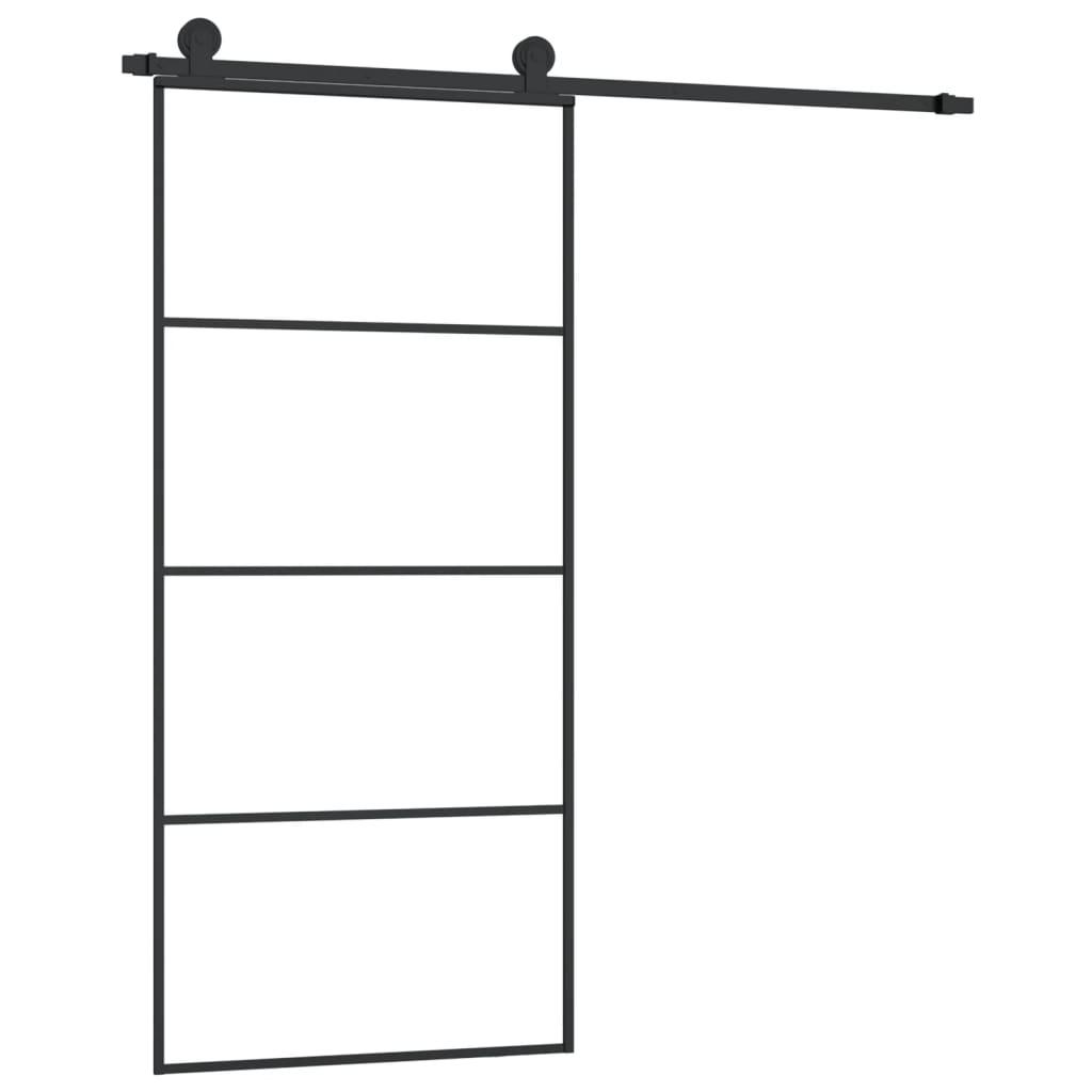 Puerta Corredera Vidrio ESG Aluminio 90x205 cm