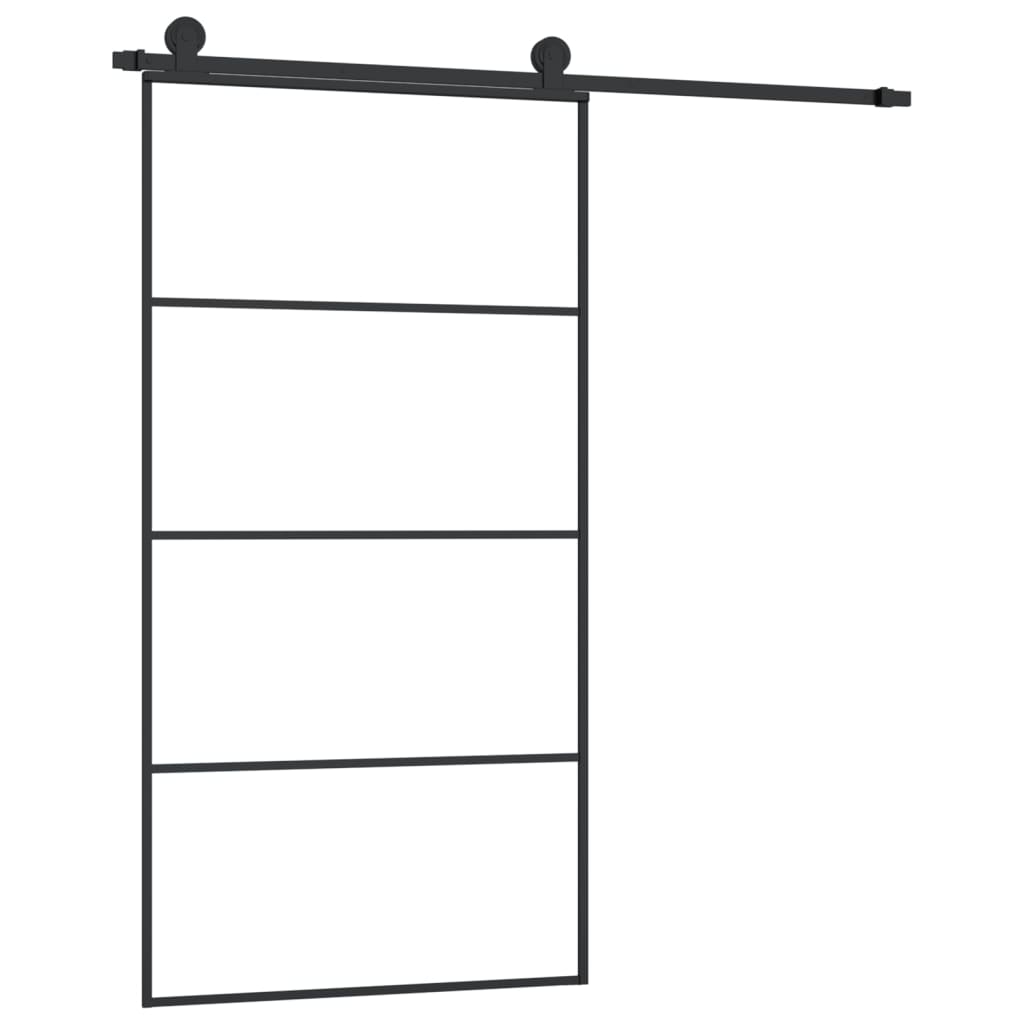 Puerta Corredera Vidrio ESG Aluminio 102,5x205 cm