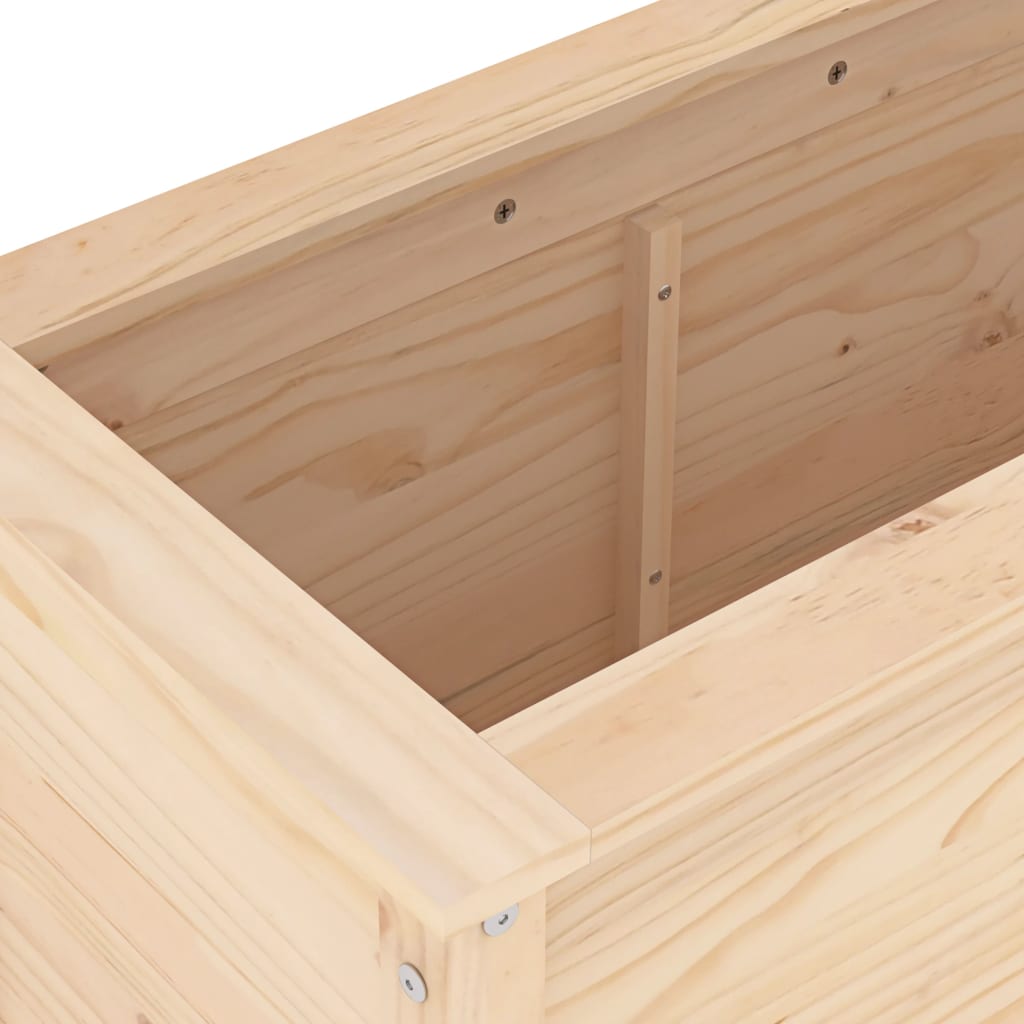 Jardinera madera maciza de pino 82,5x40x78 cm V0214 Vetonek