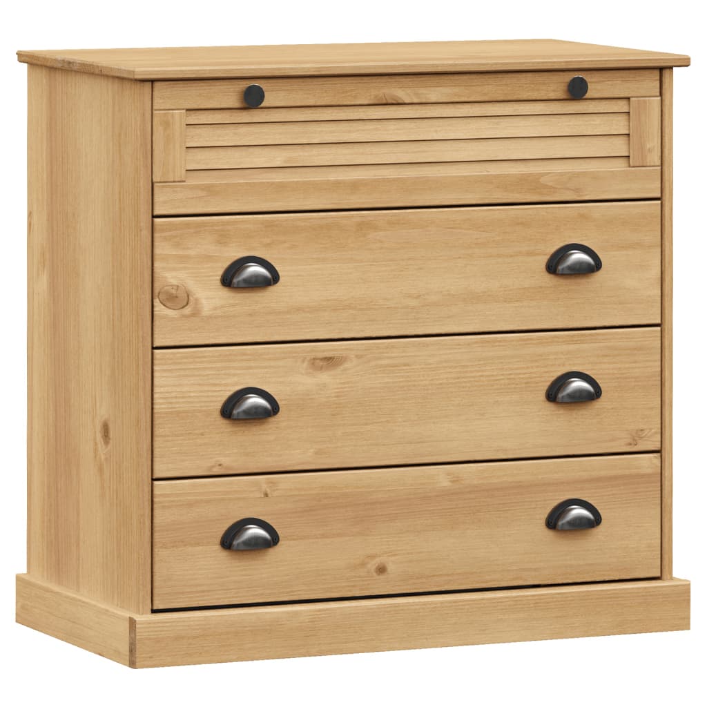 Commode VIGO en bois de pin massif 80x40x76 cm V5742 Vetonek