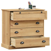 Commode VIGO en bois de pin massif 80x40x76 cm V5742 Vetonek