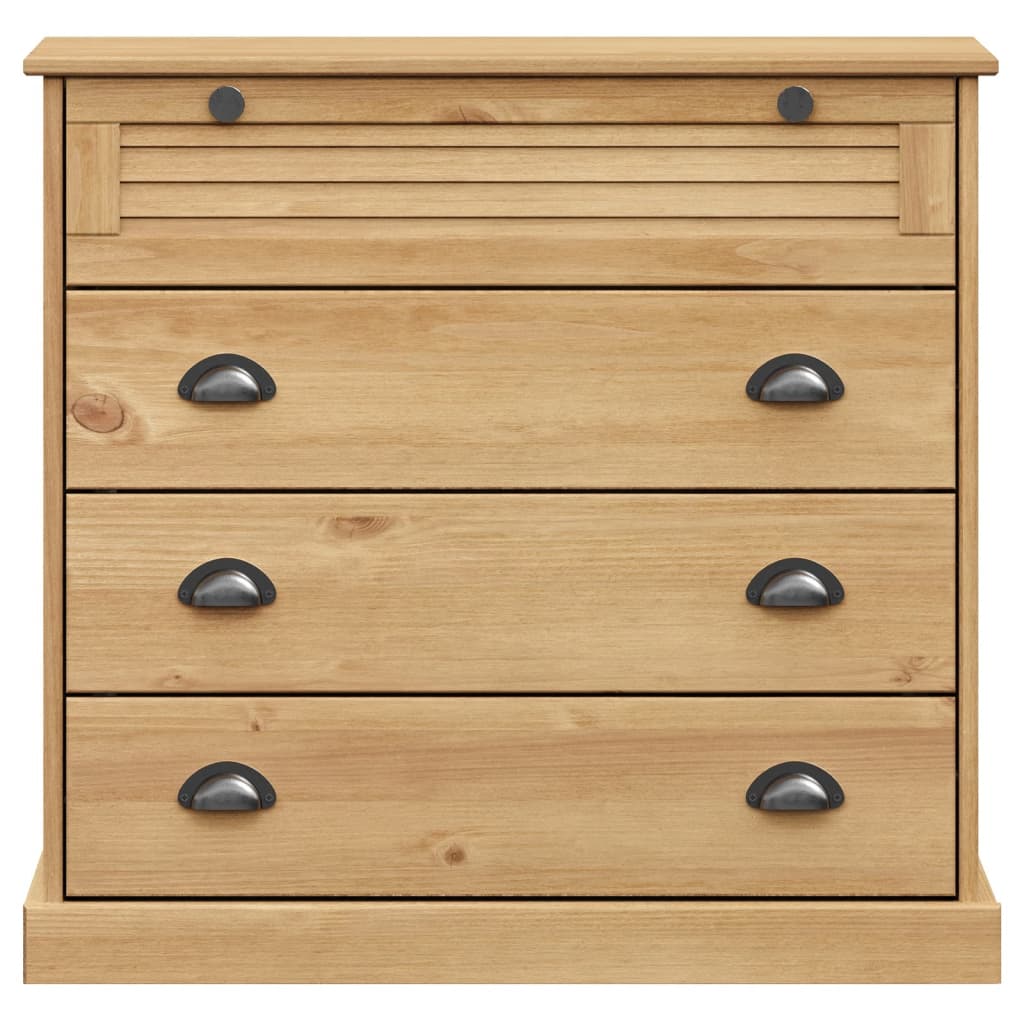 Commode VIGO en bois de pin massif 80x40x76 cm V5742 Vetonek