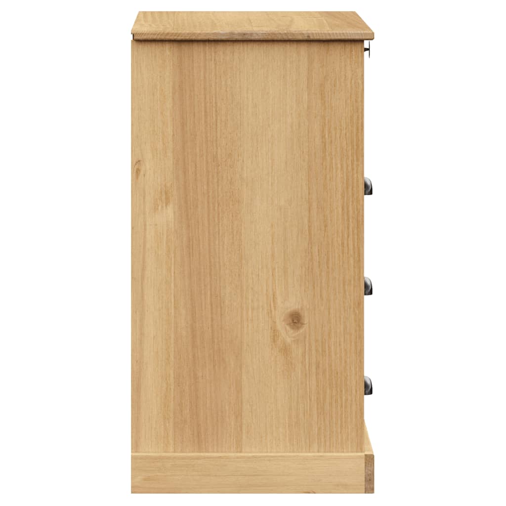 Commode VIGO en bois de pin massif 80x40x76 cm V5742 Vetonek