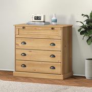 Commode VIGO en bois de pin massif 80x40x76 cm V5742 Vetonek