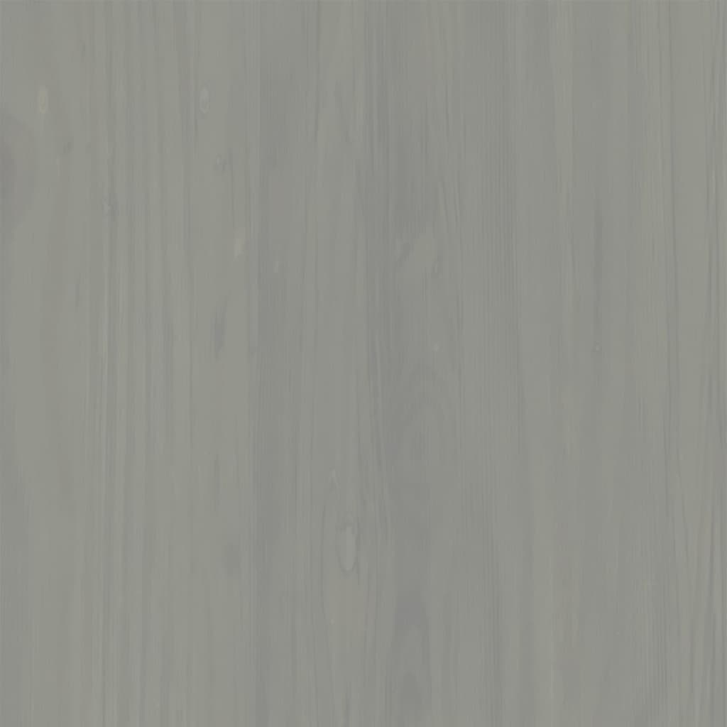 Commode VIGO en bois de pin gris massif 80x40x76 cm V5766 Vetonek
