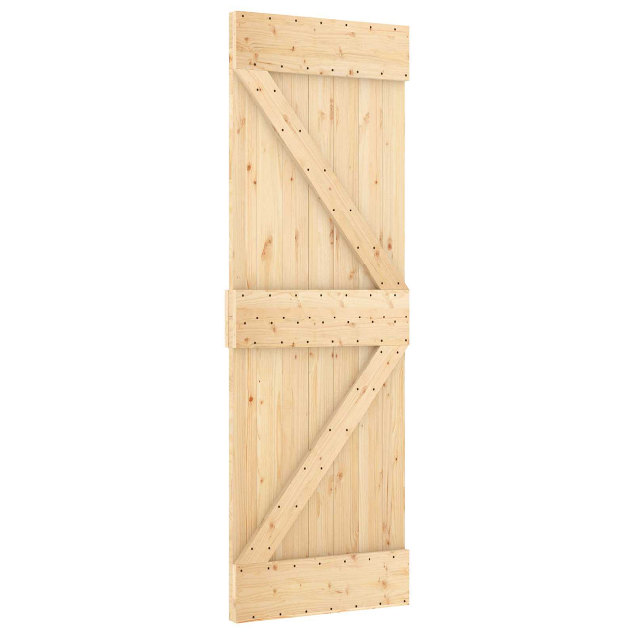 Porte NARVIK Naturel 70 x 210 cm Bois de Pin Massif 