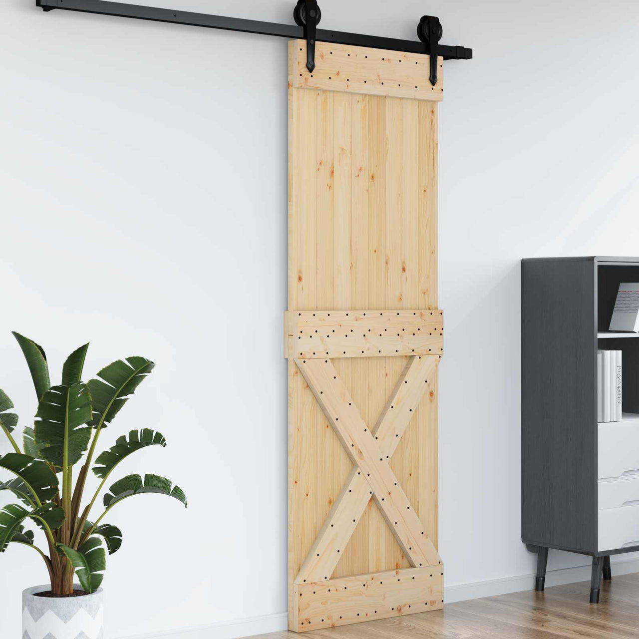 Porte NARVIK Naturel 70 x 210 cm Bois de pin massif 