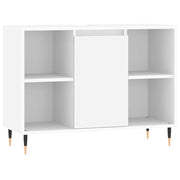Meuble de salle de bain en dérivé du bois blanc Vetonek 80x33x60 cm
