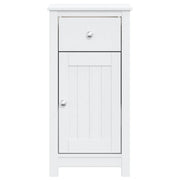 Meuble de salle de bain BERG en bois de pin blanc massif 40x34x80 cm - Vetonek