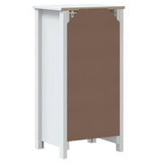 Meuble de salle de bain BERG en bois de pin blanc massif 40x34x80 cm - Vetonek