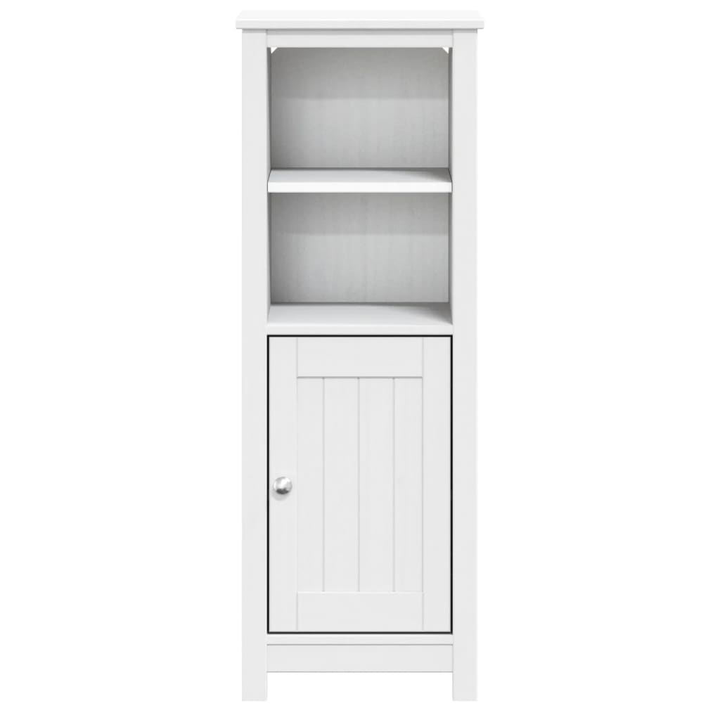 Meuble de salle de bain Berg en bois de pin blanc massif 40x34x110 cm v5126 - Vetonek