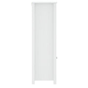 Meuble de salle de bain Berg en bois de pin blanc massif 40x34x110 cm v5126 - Vetonek