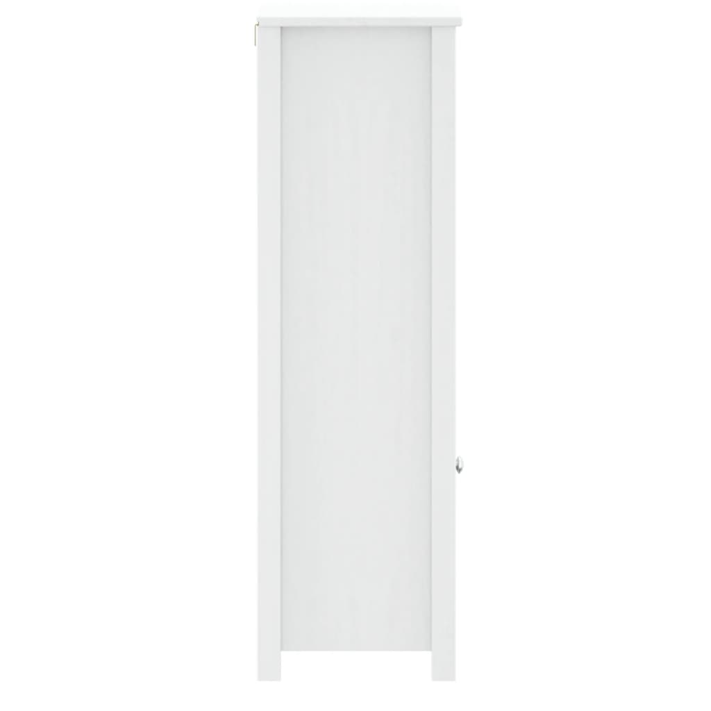 Meuble de salle de bain Berg en bois de pin blanc massif 40x34x110 cm v5126 - Vetonek