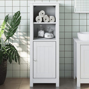 Meuble de salle de bain Berg en bois de pin blanc massif 40x34x110 cm v5126 Vetonek
