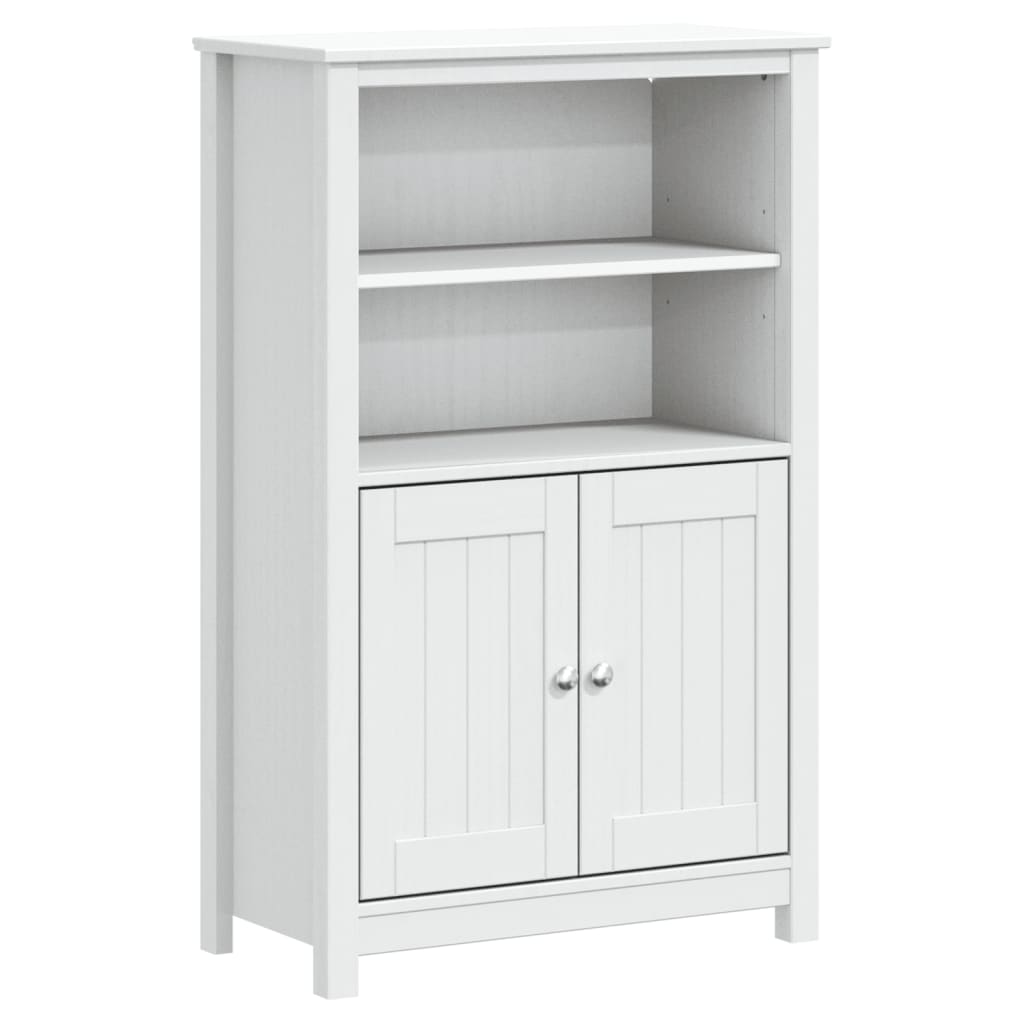 Vetonek BERG meuble de salle de bain en bois de pin blanc massif 69,5x34x110 cm