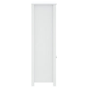 Meuble de salle de bain BERG en bois de pin blanc massif 69,5x34x110 cm - Vetonek