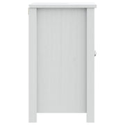 Meuble lavabo Berg en bois de pin blanc massif 60x34x59cm v5201 - Vetonek