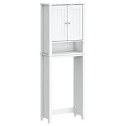 Vetonek BERG meuble de toilette en bois massif blanc 60x27x164,5 cm