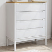 Commode Floro en bois de pin blanc massif v5269 Vetonek