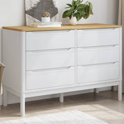 Commode Floro en bois de pin blanc massif v5290 Vetonek