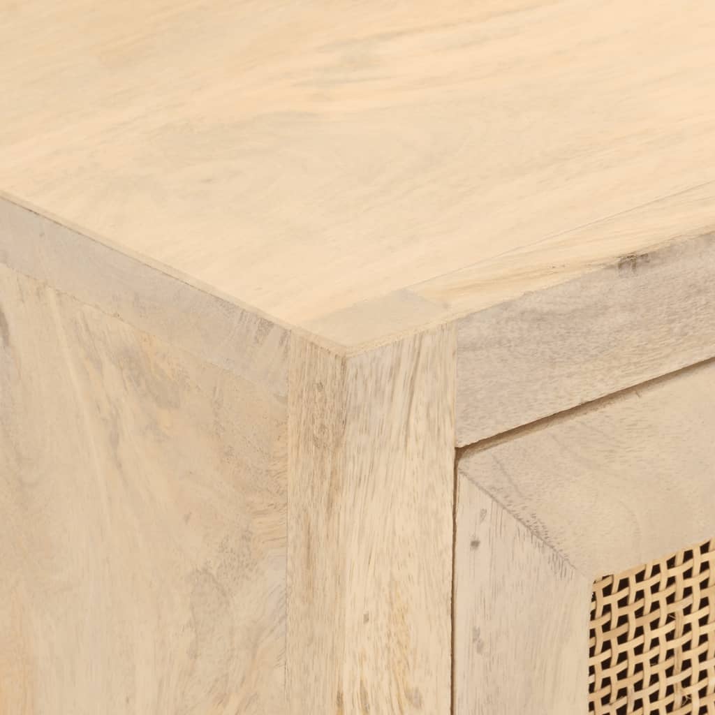 Commode en bois de manguier massif et fer 55x30x76 cm v5733 - Vetonek