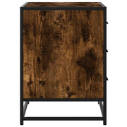 Commode en contreplaqué de chêne fumé 70x41x56 cm v1354 - Vetonek