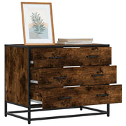 Commode en contreplaqué de chêne fumé 70x41x56 cm v1354 Vetonek