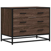 Commode en contreplaqué de chêne brun Vetonek 70x41x56 cm
