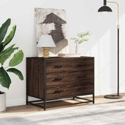 Commode en contreplaqué de chêne brun 70x41x56 cm v1378 - Vetonek